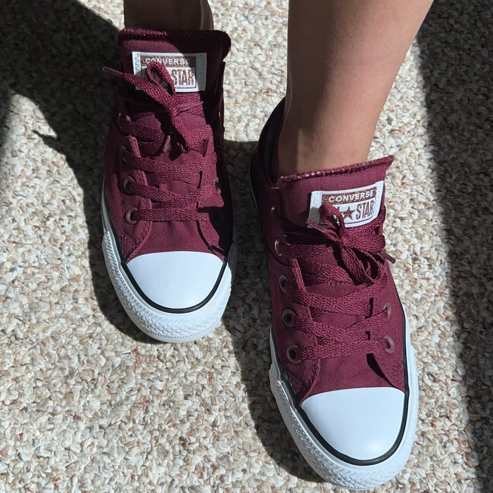 Maroon Converse Chuck Taylor All Star Low Top